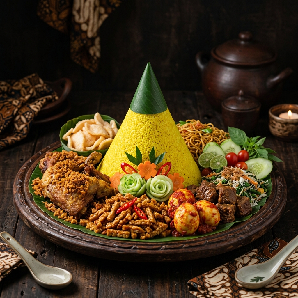 Nasi Tumpeng Kuning Premium